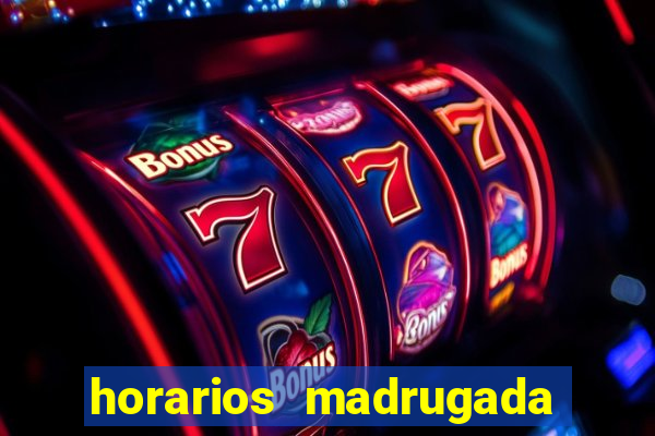 horarios madrugada fortune tiger